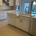 Modern cabinets with texture